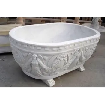 White Marble Bath Tub